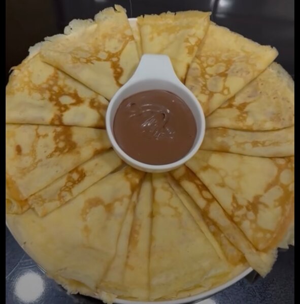 Crêpes gourmandes au chocolat