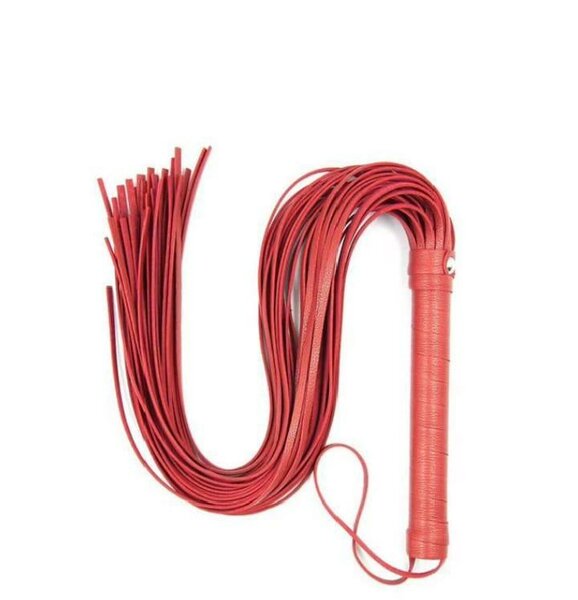 Fouet BDSM Rouge Étanche