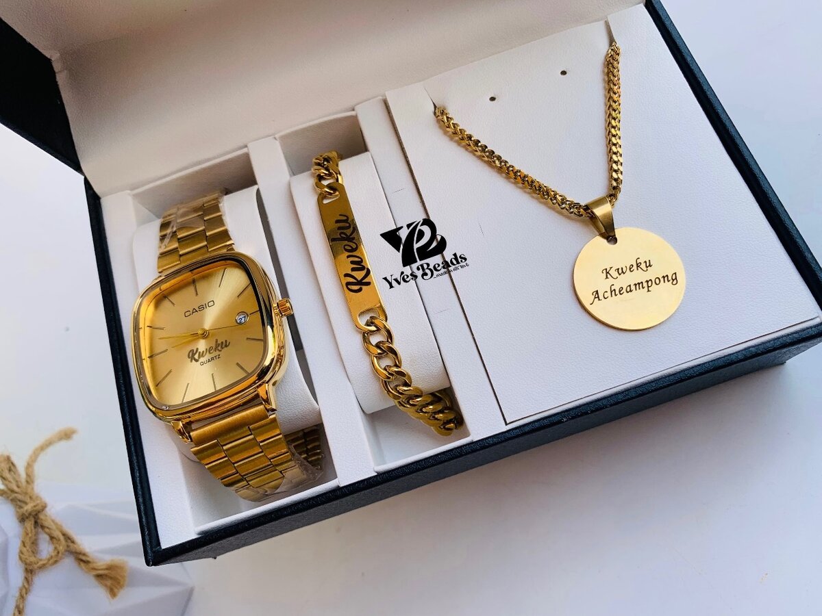 3 in 1 jewelry ( watch , necklace & bracelet)