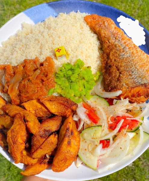 Délicieux Repas Africain Varié