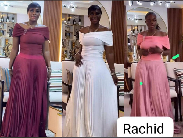 Robe élégante longue soirée