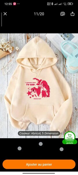 Sweat à capuche TV Girl pour hommes et femmes