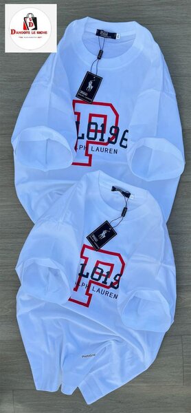 T-shirts assortis blanc logo