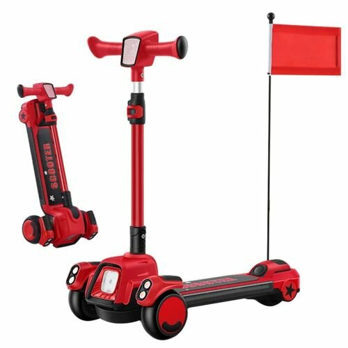 Trottinette Enfant Rouge Pliable
