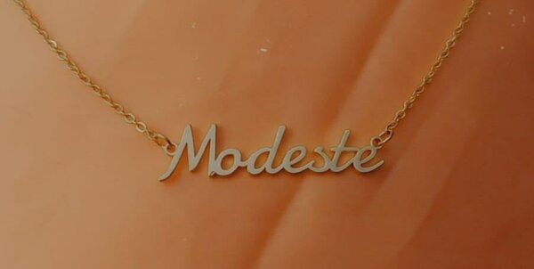 Collier Personnalisé Doré