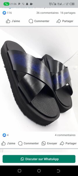 Chaussures en cuir