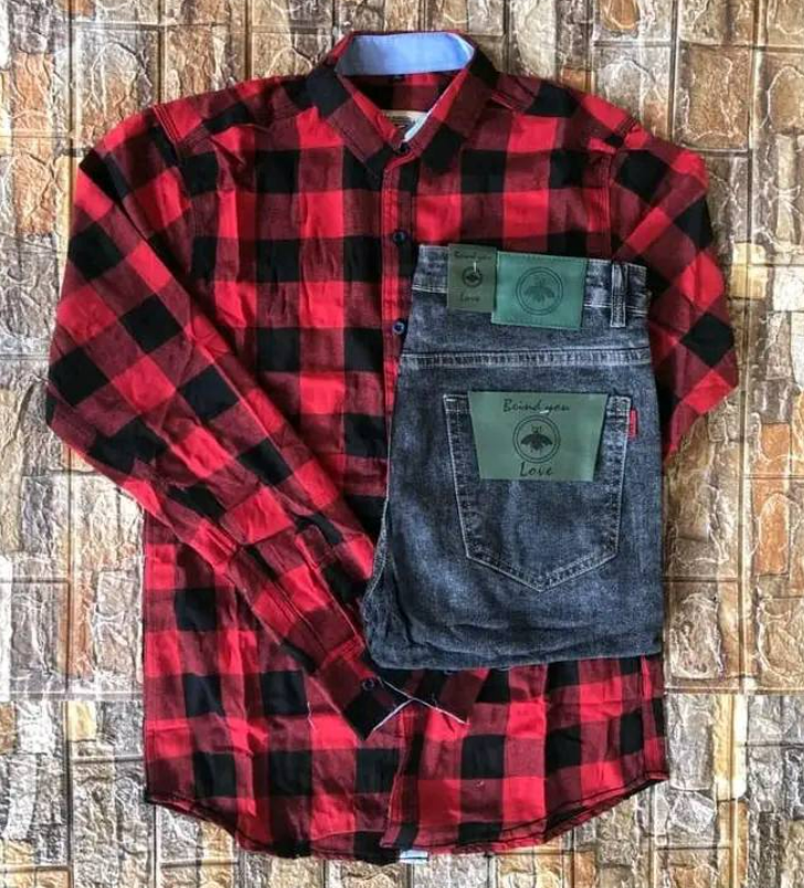 Set of a trousers and a tshirt