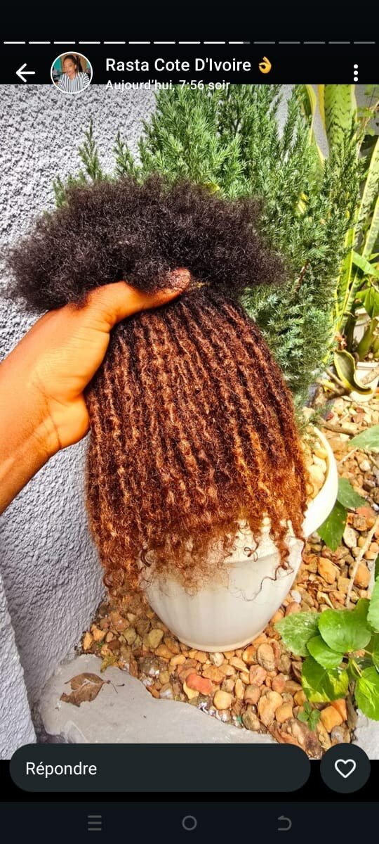 Extensions de cheveux naturels