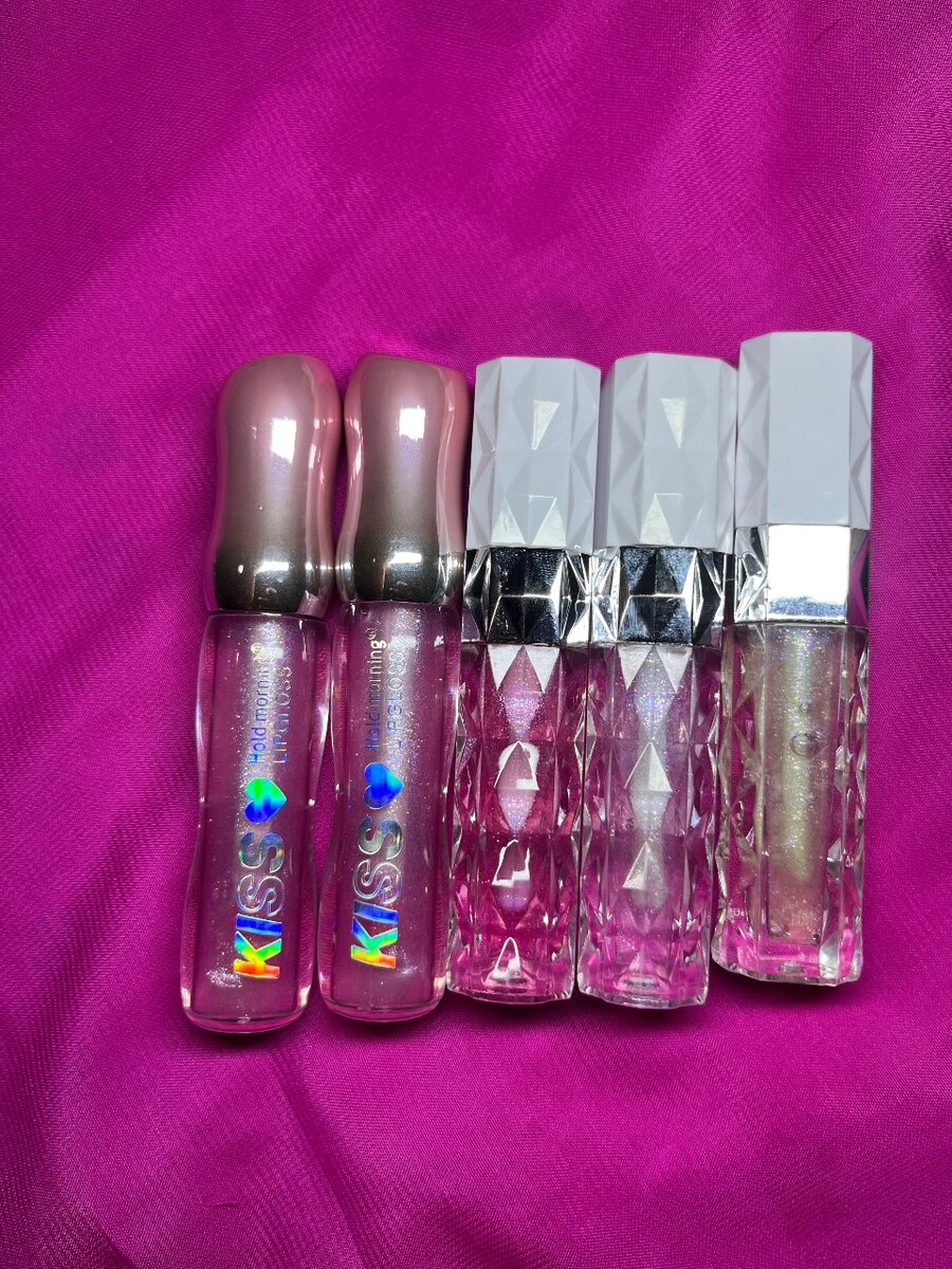 Lot de brillants à lèvres scintillants