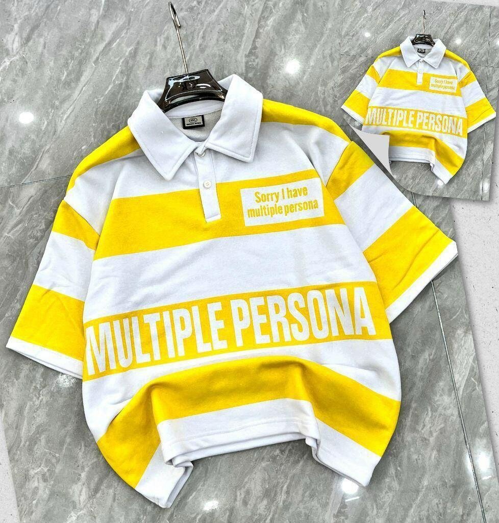 T-shirt à rayures unisexe