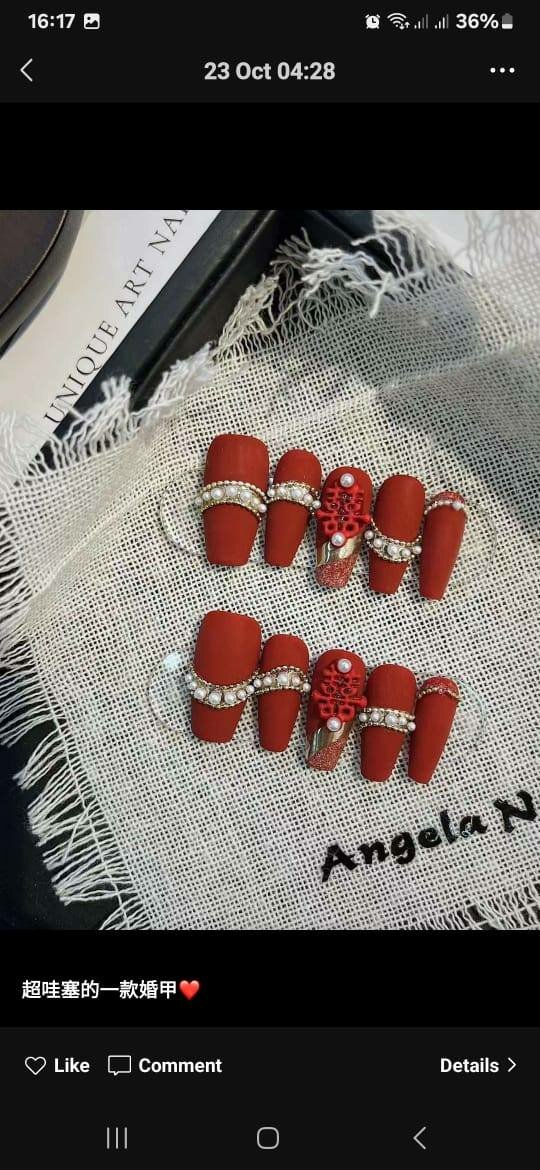 Ongles Pressés Élégants