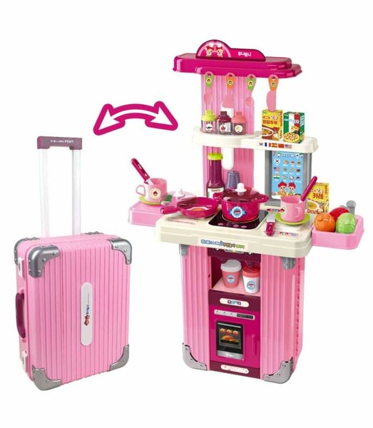 Cuisine enfant valise jouet portable