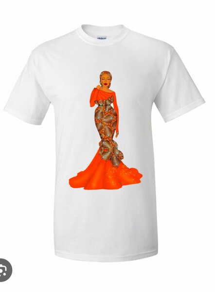 T-shirt artistique imprimé