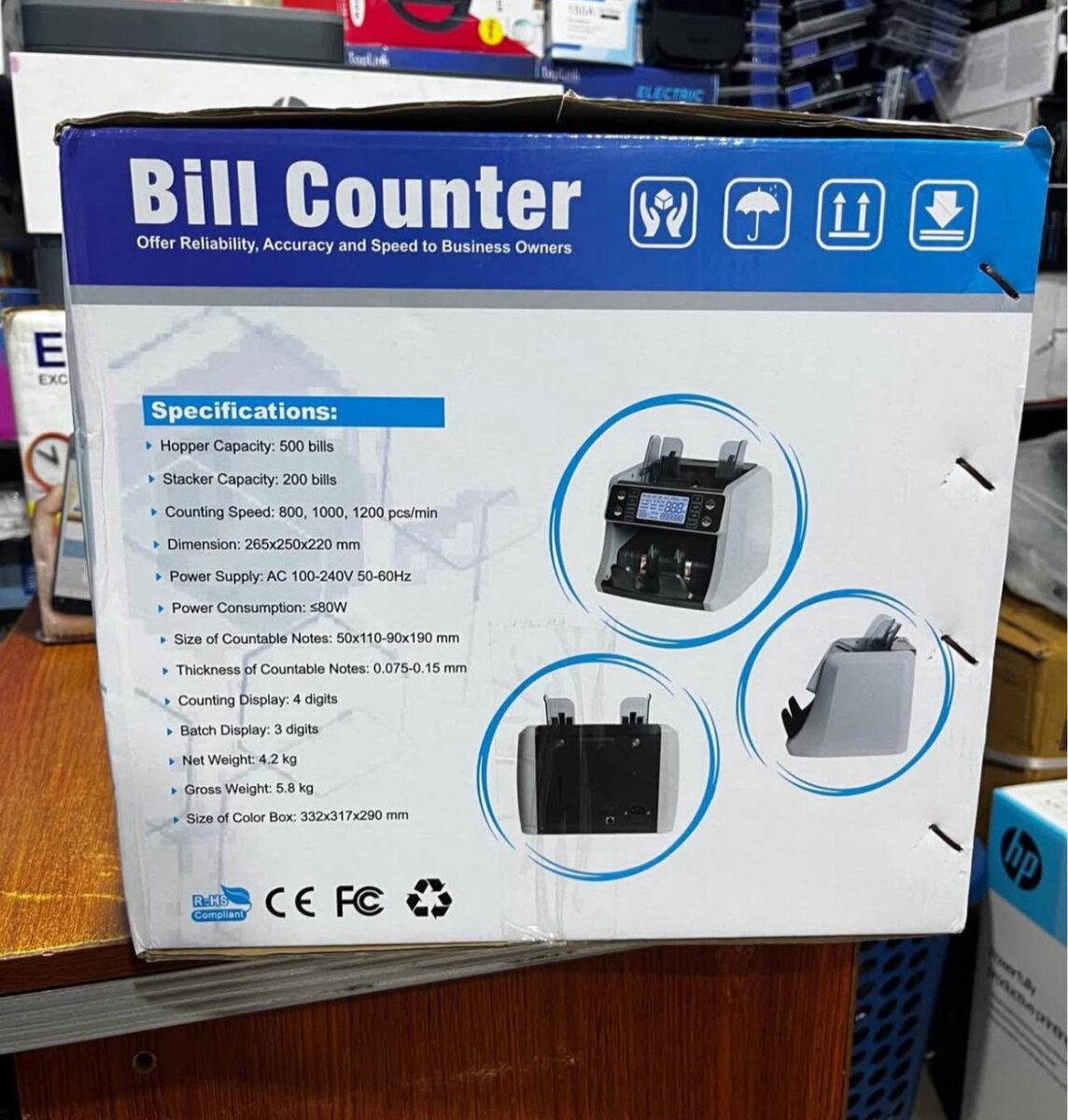 Compteur de Billets Automatique