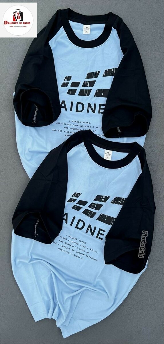 T-shirts manches contrastées