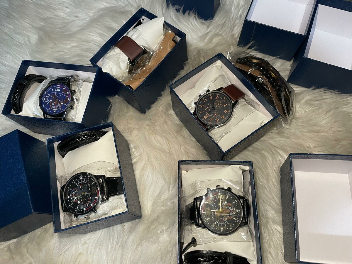 Montre homme luxe en cuir