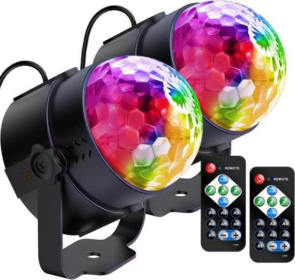 Lumière LED Disco RVB avec Télécommande