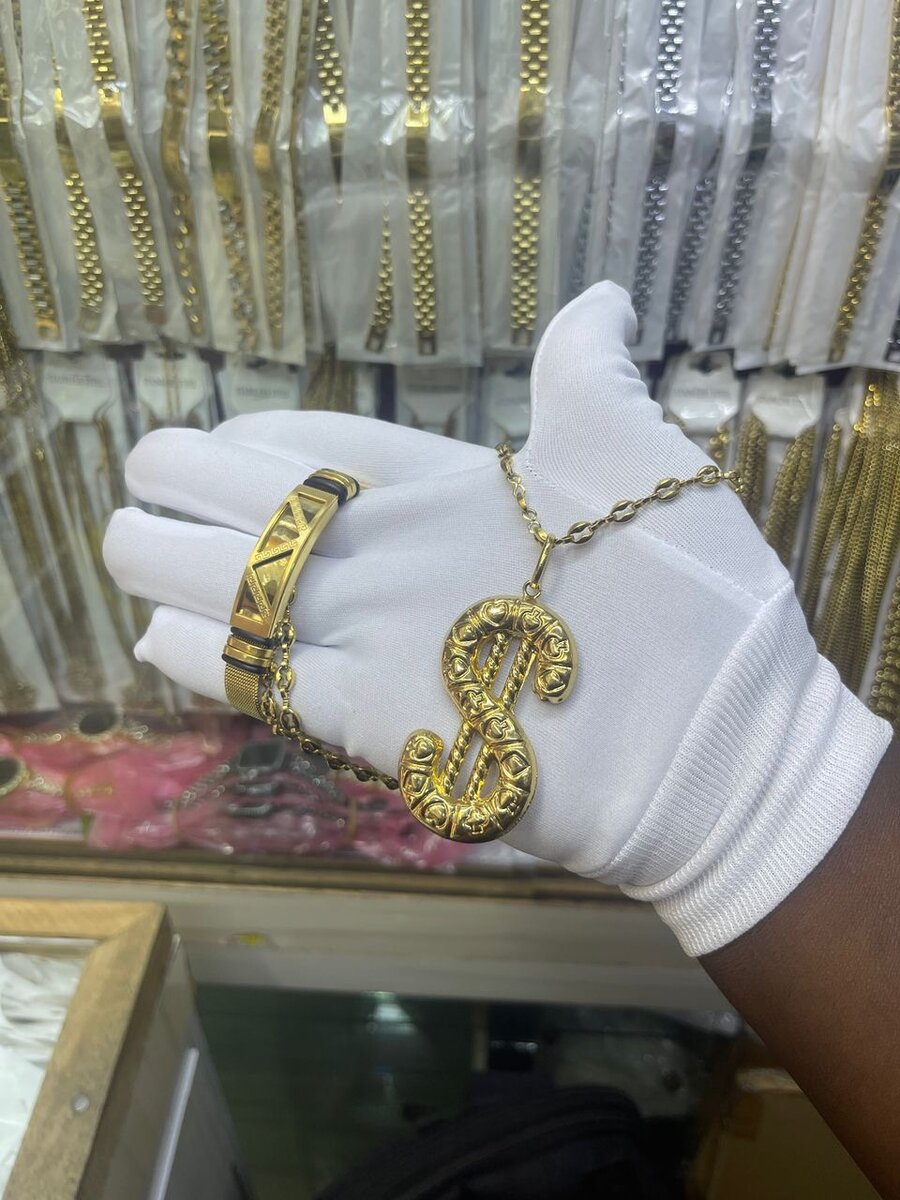 Collier et Bracelet Dorés