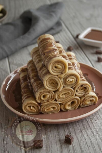 Crepes sucrée au chocolat