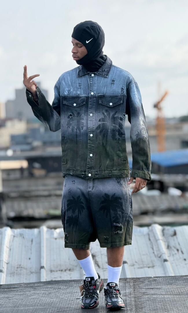 Veste en jean décontractée