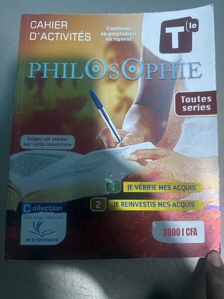 Cahier d'Activités Philosophie
