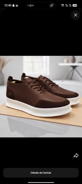 Sneakers marron élégants