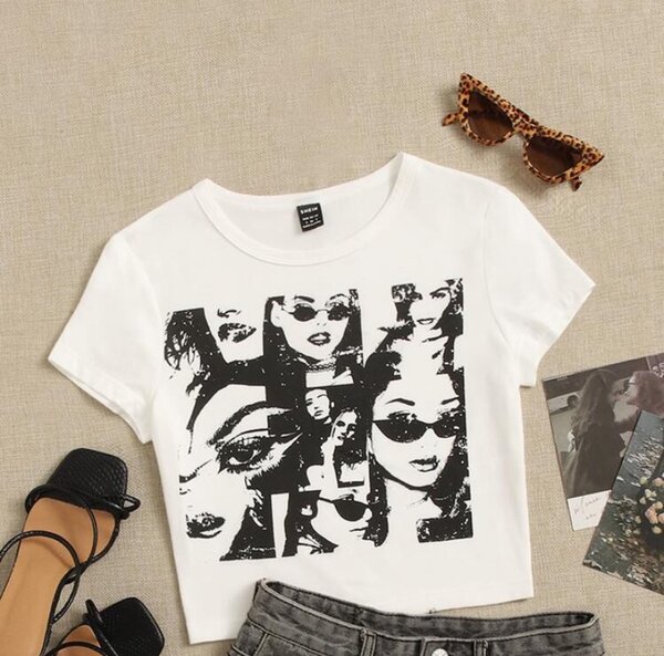 T-shirt graphique femme