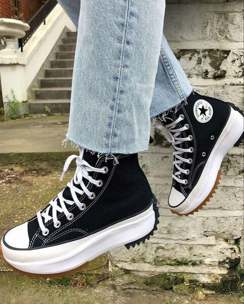 Baskets montantes plateforme