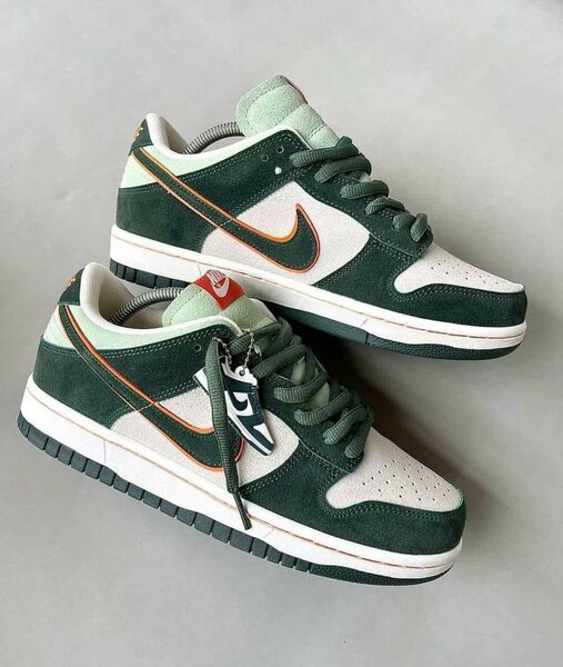Baskets tendance vertes Nike