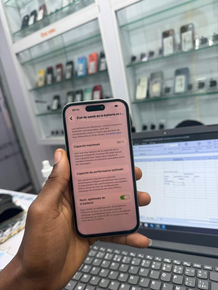 Smartphone iOS dernier modèle