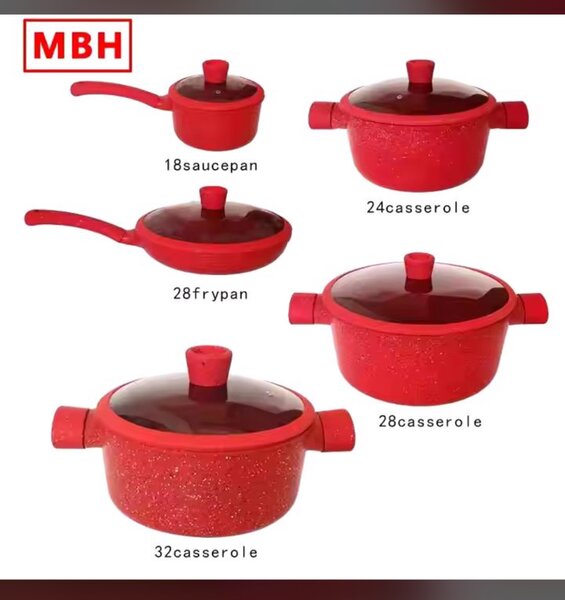 MBH Granite Nonstick cookware set 10pcs