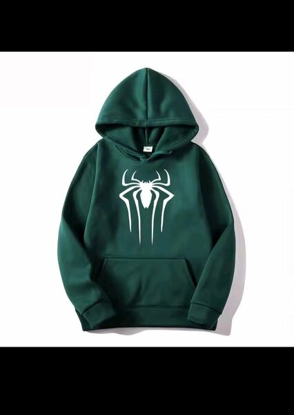 Hoodie à motif araignée