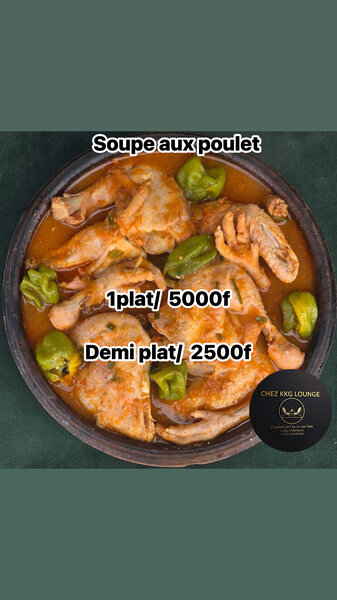 Délicieuse soupe de poulet