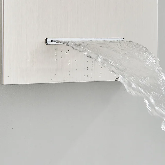 Panneau de Douche avec LED et Étagère