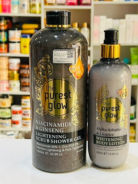 The Purest Glow Niacinamide & Ginseng Scrub Set