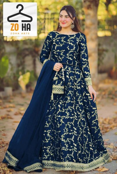 Fancy Embroidery Shamoz Langah 4 pcs