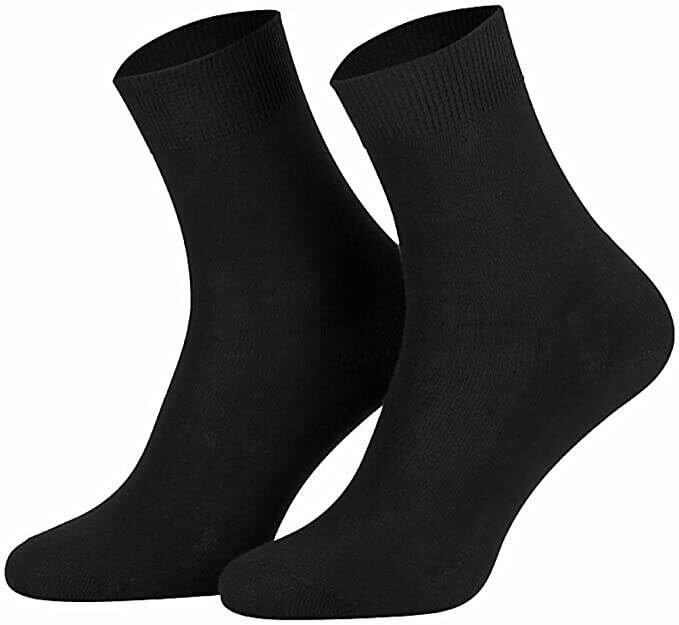 3 chaussettes noires élégantes