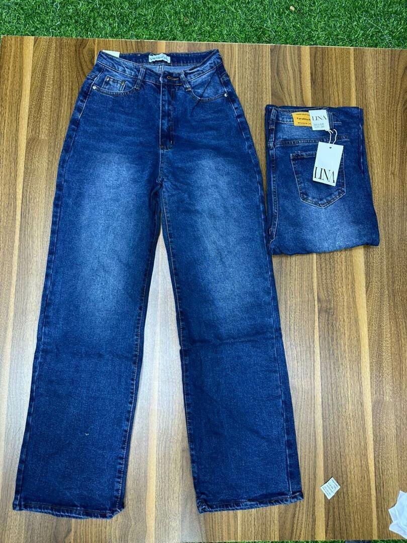 Jean femme taille haute