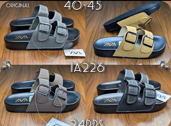 Sandales confort à boucles homme