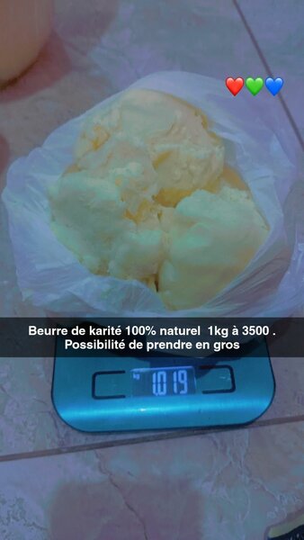 Beurre de Karité Naturel 1kg