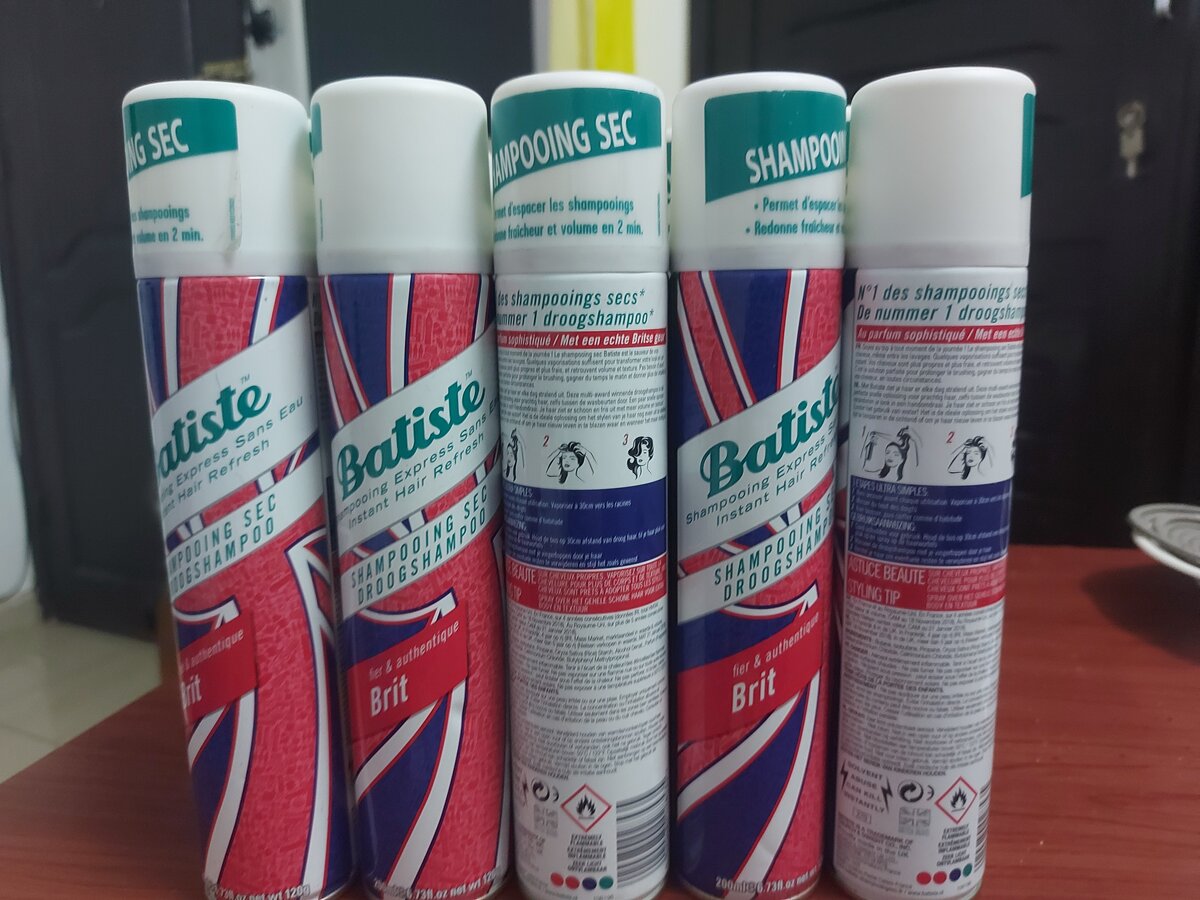 Shampooing sec pour rafraîchir les cheveux