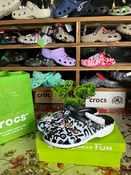 NOUVEAU CROCS ZÈBRE