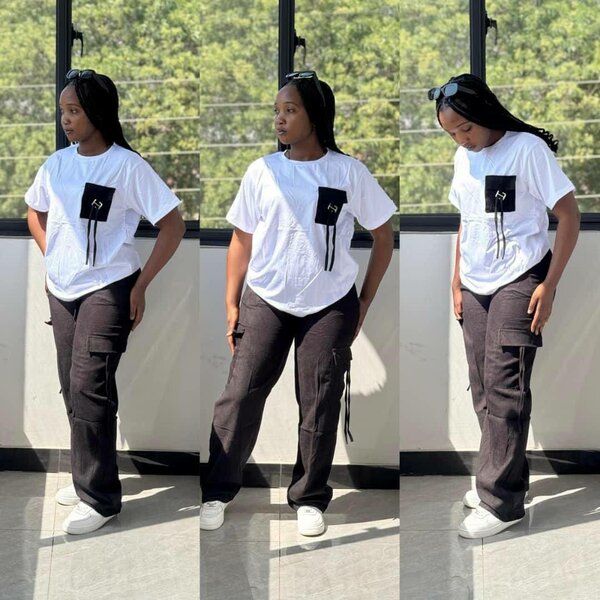 Women's 2-piece suit, T-shirt and pants