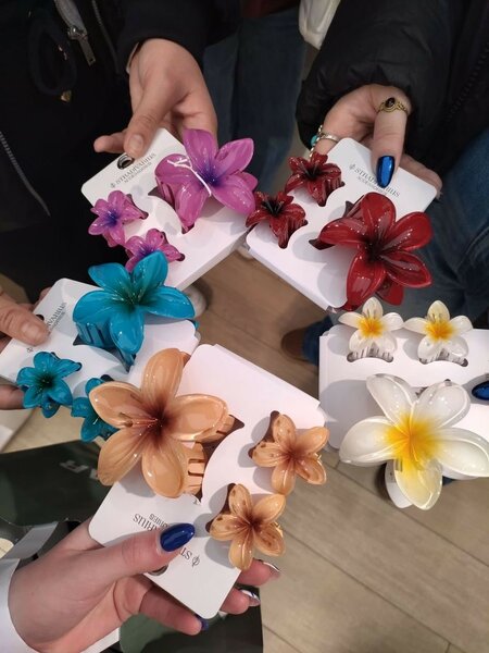 Barrette en forme de Fleur