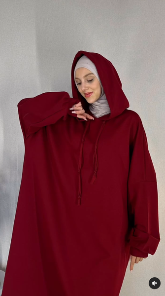 Худи платье *«SHAMS»* 🌞 с капюшоном