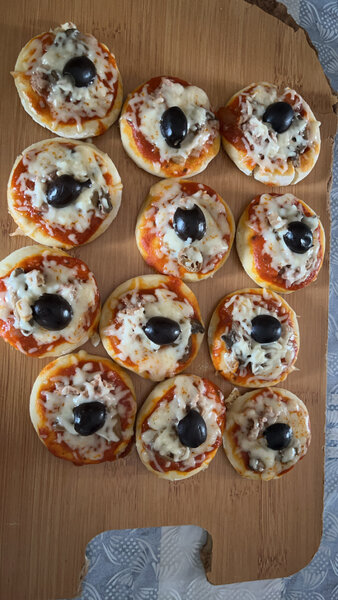Mini pizza au thon