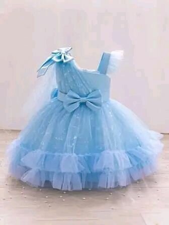 Robe de princesse bleue