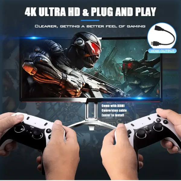 Console de jeu vidéo  Retro  21000 Jeux 3D  HDMI  2 Mane