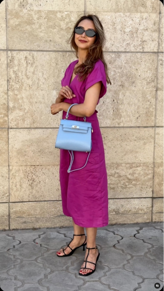 сумочка Эрмес голубая