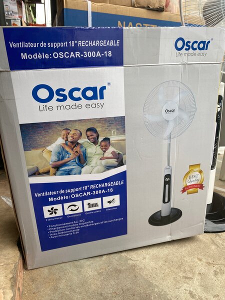 Ventilateur rechargeable 18" Oscar